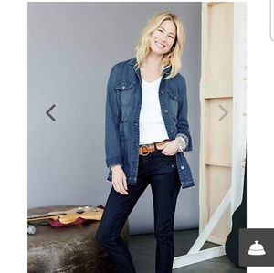 J Jill Anorak Denim Jacket